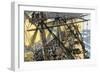 Deckhands in Action on the USS "Constitution" Against the "Levant and Cyane," War of 1812-null-Framed Giclee Print