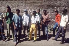 African American Men in Chicago Street Gang Devils Disciples, Chicago, IL, 1968-Declan Haun-Photographic Print