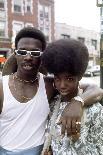 Members from 'The Blackstone Rangers' Gang Drumming in their Hang Out, Chicago, IL, 1968-Declan Haun-Framed Photographic Print