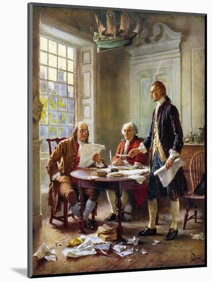 Declaration Committee-null-Mounted Giclee Print