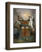 Déclaration des Droits de l'Homme et du Citoyen-Jean Jacques François Le Barbier-Framed Giclee Print