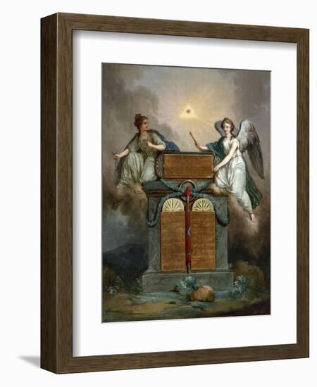 Déclaration des Droits de l'Homme et du Citoyen-Jean Jacques François Le Barbier-Framed Giclee Print