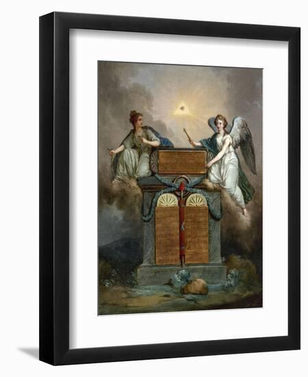 Déclaration des Droits de l'Homme et du Citoyen-Jean Jacques François Le Barbier-Framed Giclee Print