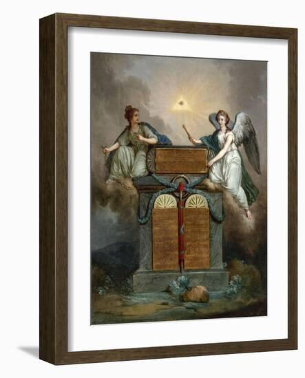 Déclaration des Droits de l'Homme et du Citoyen-Jean Jacques François Le Barbier-Framed Giclee Print