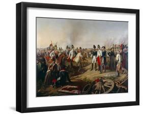 Declaration of Allied Victory after the Battle of Leipzig, 19th October 1813, 1839-Johann Peter Krafft-Framed Giclee Print