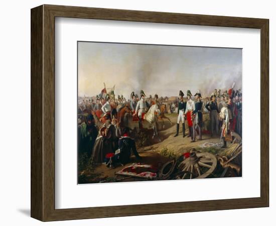 Declaration of Allied Victory after the Battle of Leipzig, 19th October 1813, 1839-Johann Peter Krafft-Framed Giclee Print