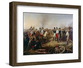 Declaration of Allied Victory after the Battle of Leipzig, 19th October 1813, 1839-Johann Peter Krafft-Framed Giclee Print