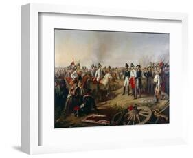 Declaration of Allied Victory after the Battle of Leipzig, 19th October 1813, 1839-Johann Peter Krafft-Framed Giclee Print