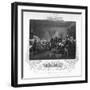 Declaration of Independence, 1776 (C1817-C181)-J Rogers-Framed Giclee Print