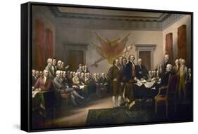 Declaration of Independence, 1819-John Trumbull-Framed Stretched Canvas