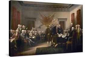 Declaration of Independence, 1819-John Trumbull-Stretched Canvas