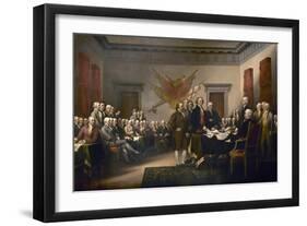 Declaration of Independence, 1819-John Trumbull-Framed Premium Giclee Print