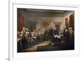 Declaration of Independence, 1819-John Trumbull-Framed Giclee Print