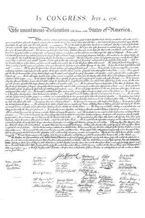 Declaration Of Independence Authentic Reproduction White Art Poster Print Photo Allposters Com