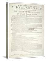 Declaration of Independence, Charleston, C.2 August 1776-null-Stretched Canvas