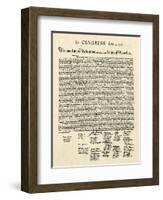 Declaration of Independence Doc.-null-Framed Art Print