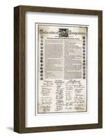 Declaration of Independence Document-null-Framed Photographic Print