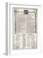 Declaration of Independence Document-null-Framed Photographic Print