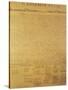 Declaration of Independence of the 13 United States of America of 1776, 1823 (Copper Engraving)-null-Stretched Canvas