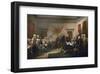 Declaration of Independence-John Trumbull-Framed Art Print