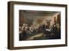 Declaration of Independence-John Trumbull-Framed Art Print