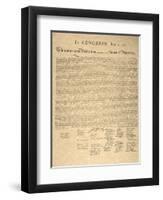 Declaration of Independence-null-Framed Premium Giclee Print