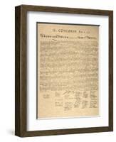 Declaration of Independence-null-Framed Giclee Print