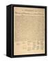 Declaration of Independence-null-Framed Stretched Canvas