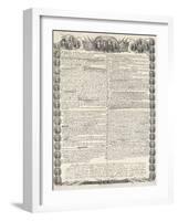 Declaration of Independence-Kurz & Allison-Framed Art Print