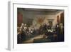 Declaration of Independence-John Trumbull-Framed Art Print