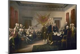 Declaration of Independence-John Trumbull-Mounted Art Print