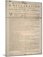 Declaration of Independence-null-Mounted Giclee Print