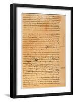 Declaration of Independence-null-Framed Giclee Print