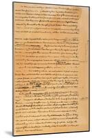 Declaration of Independence-null-Mounted Giclee Print