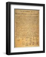 Declaration of Independence-null-Framed Giclee Print