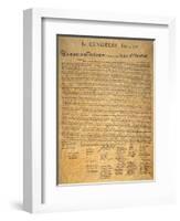 Declaration of Independence-null-Framed Giclee Print