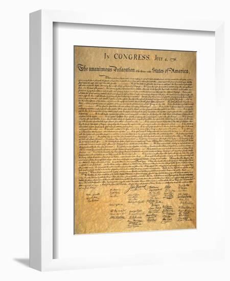 Declaration of Independence-null-Framed Giclee Print