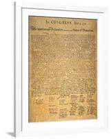 Declaration of Independence-null-Framed Giclee Print