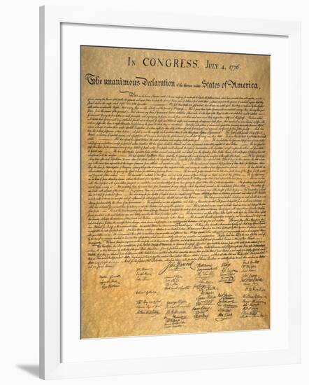 Declaration of Independence-null-Framed Giclee Print