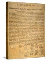 Declaration of Independence-null-Stretched Canvas