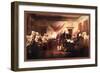 Declaration of Independence-John Trumbull-Framed Art Print