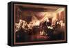 Declaration of Independence-John Trumbull-Framed Stretched Canvas