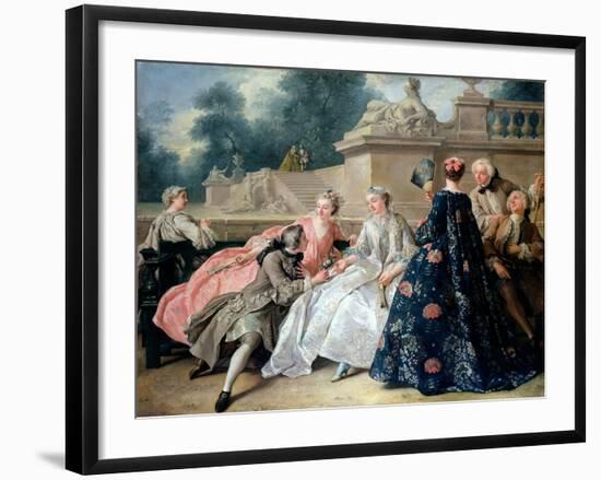 Declaration of Love, 1731-Jean Francois de Troy-Framed Giclee Print