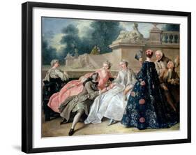 Declaration of Love, 1731-Jean Francois de Troy-Framed Giclee Print