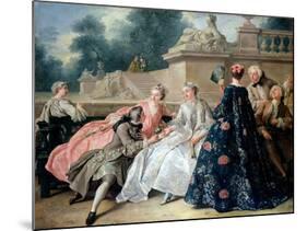 Declaration of Love, 1731-Jean Francois de Troy-Mounted Giclee Print