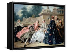 Declaration of Love, 1731-Jean Francois de Troy-Framed Stretched Canvas