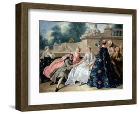 Declaration of Love, 1731-Jean Francois de Troy-Framed Giclee Print