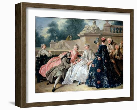 Declaration of Love, 1731-Jean Francois de Troy-Framed Giclee Print