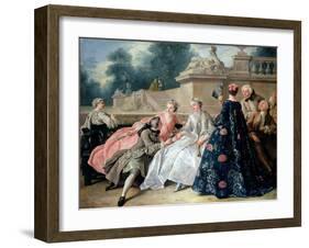 Declaration of Love, 1731-Jean Francois de Troy-Framed Giclee Print