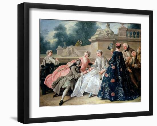 Declaration of Love, 1731-Jean Francois de Troy-Framed Giclee Print